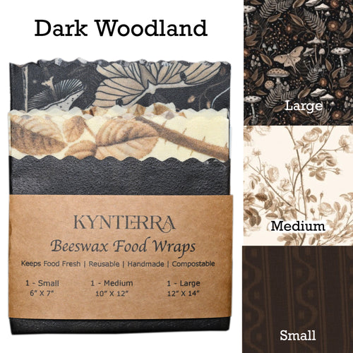 Beeswax Wrap - Dark Woodland