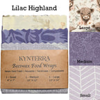 Beeswax Wrap - Lilac Highland