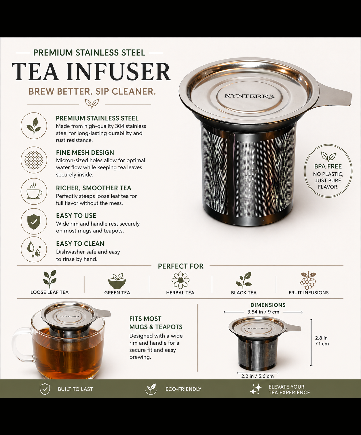 Stainless Steel Tea Infuser