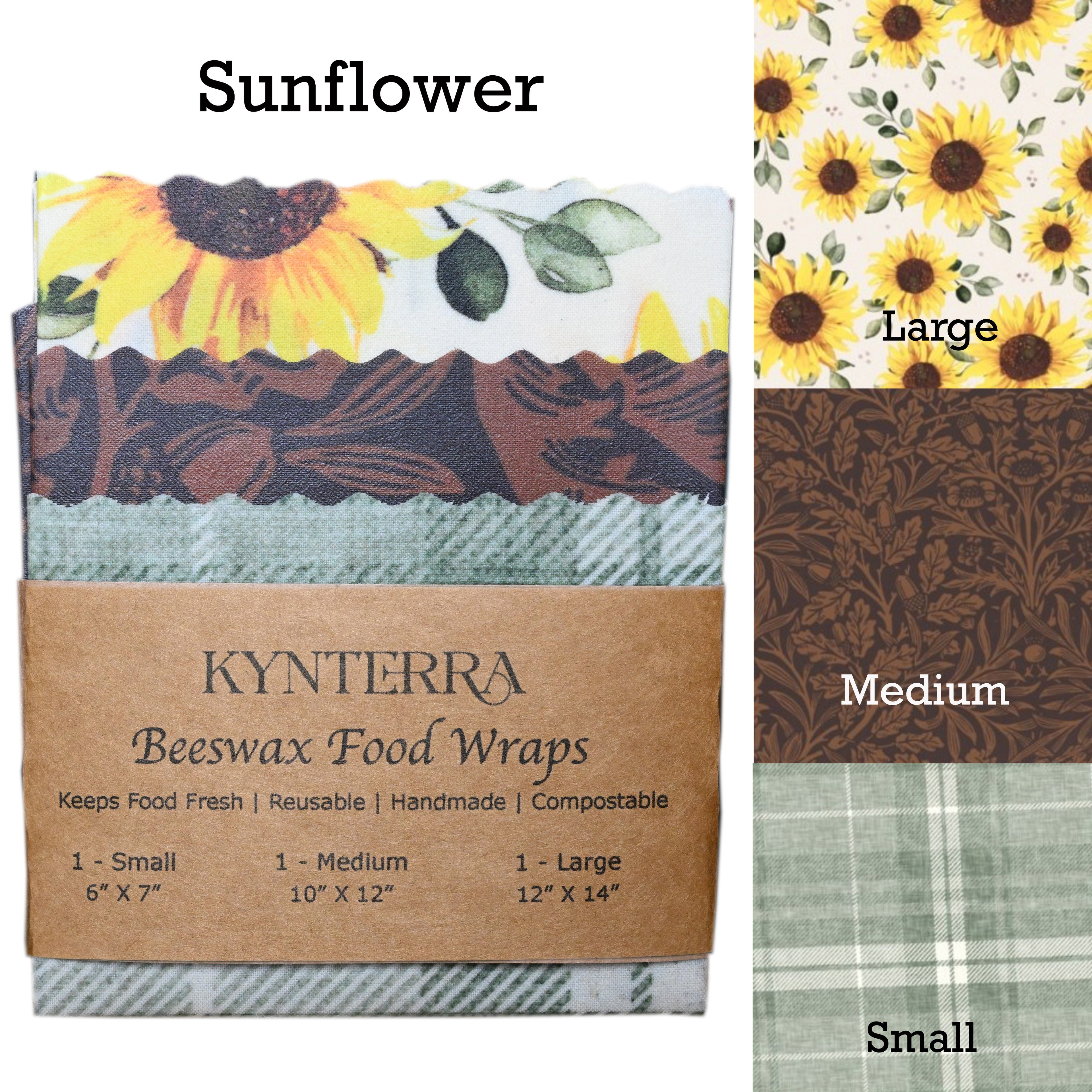 Beeswax Wrap - Sunflower